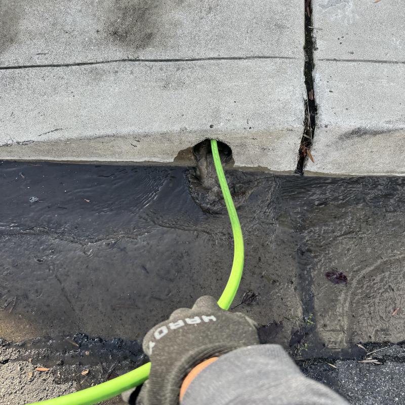 Commercial drain maintenance and inspection