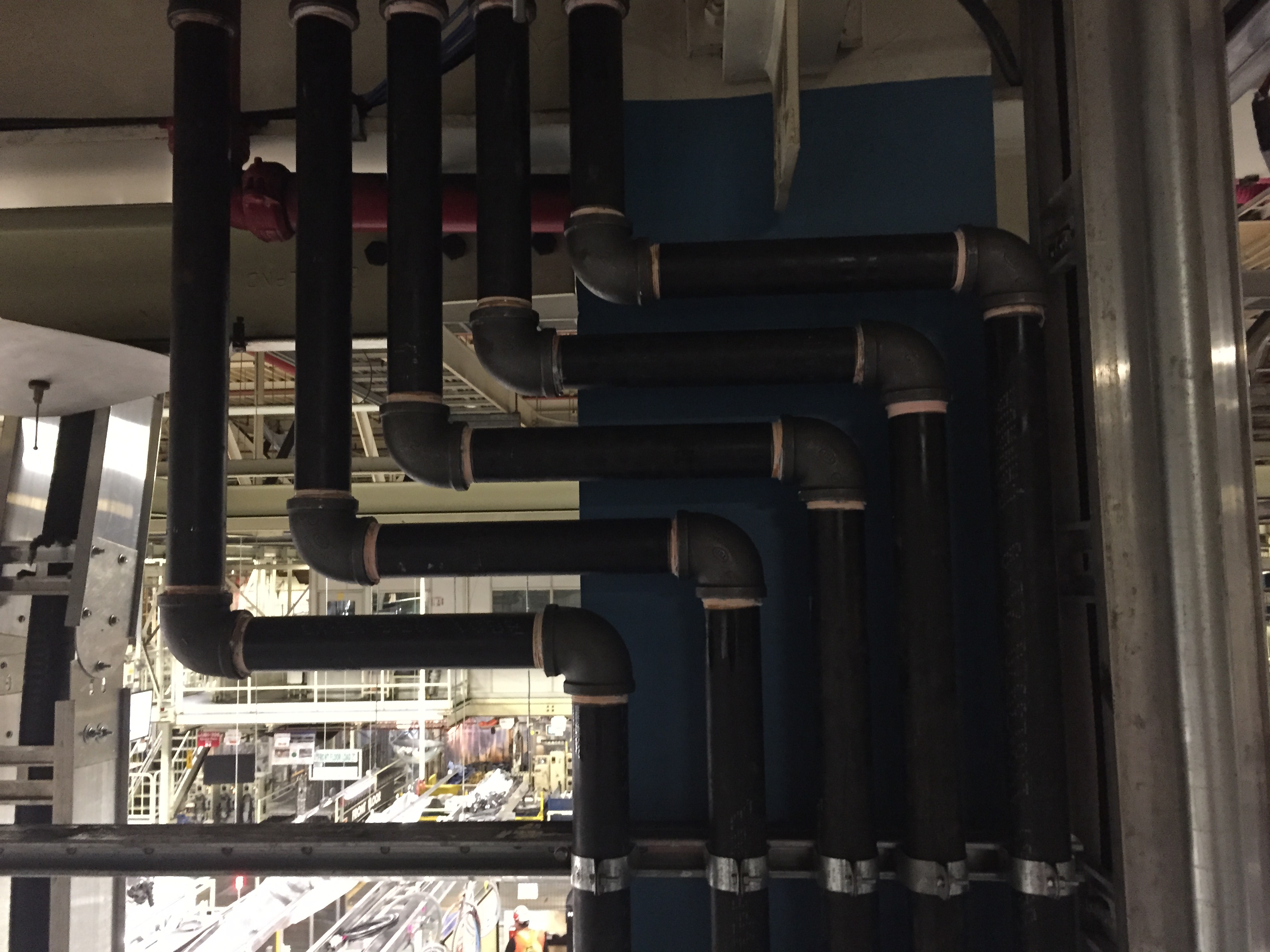 Industrial and automotive process piping installation